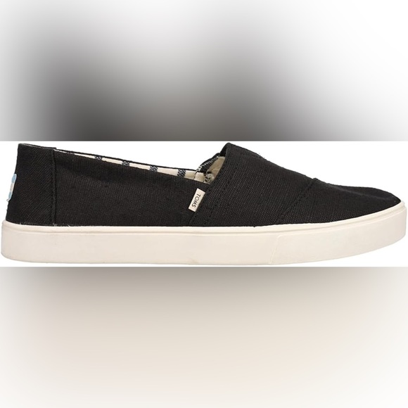TOMS Mens Alpargata Cupsole - Black and white size 10 mens - Picture 2 of 11